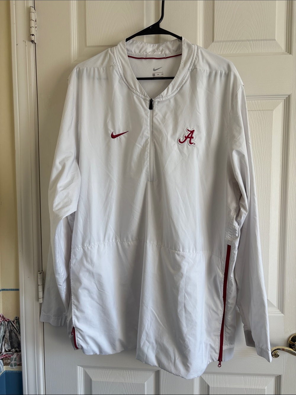 Nike “Crimsion Tide” Alabama Pullover Windbreaker Quarter-Zip